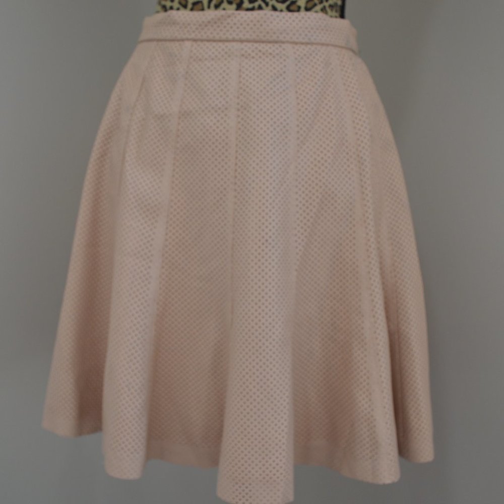 Jay Godfrey Tunney Faux Leather Skirt